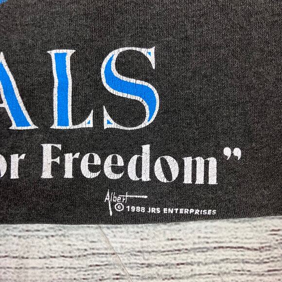 Vintage 1980s U.S. Navy Seals "My Life for Freedom" T-shirt - Picture 7 of 9
